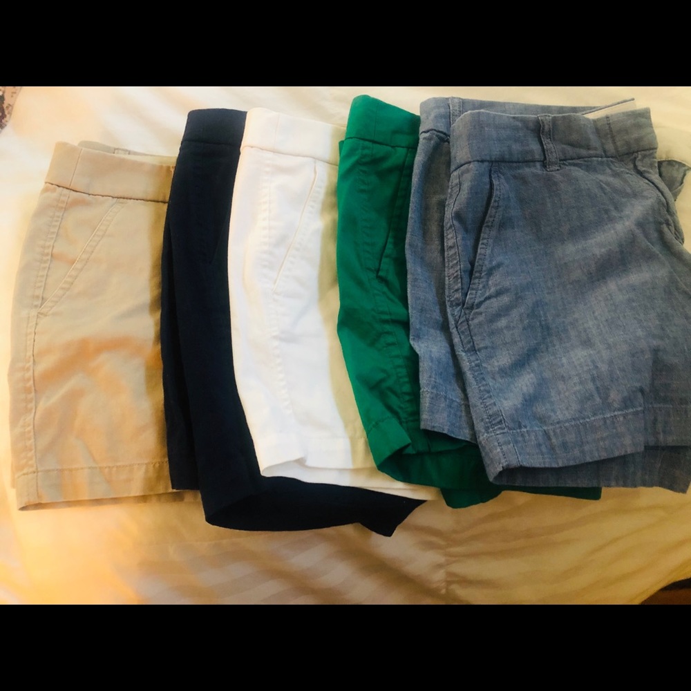 J crew shorts 4 inch